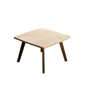 Granite square side table